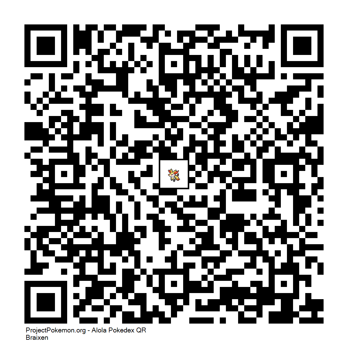 Cdigo QR de Braixen